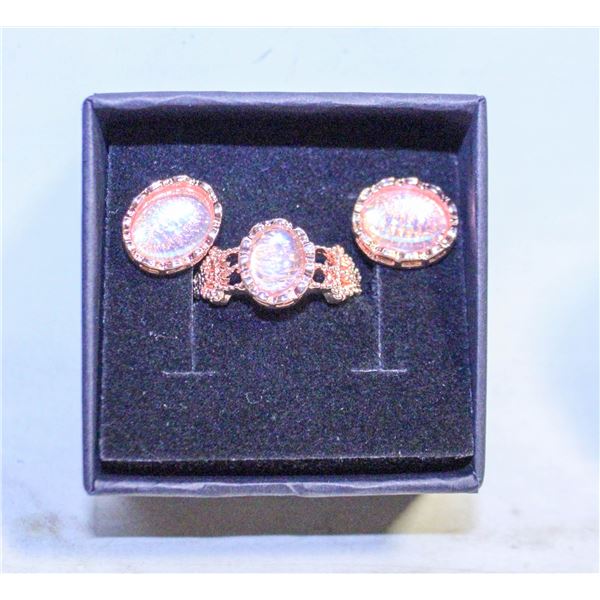 EARRINGS AND RING SET SZ7