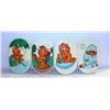 Image 1 : 4 GARFIELD WOODEN PLAQUES