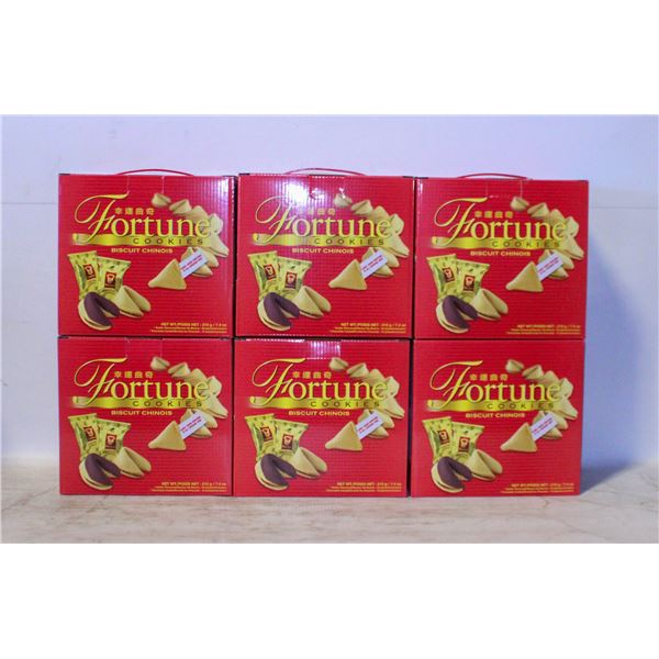 6 BOXES INDIVIDUALLY WRAPPED FORTUNE COOKIES