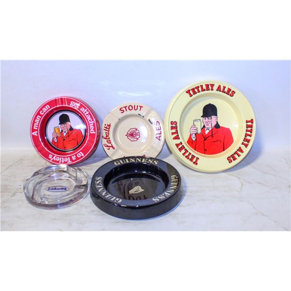 COLLECTION OF ESTATE VINTAGE ASHTRAYS