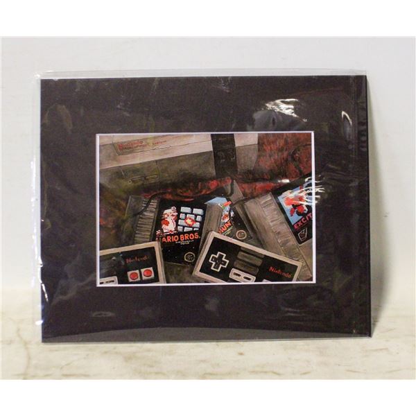 NINTENDO ARTWORK MATTED PRINT