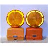 Image 1 : SET OF 2 CONSTRUCTION SIGNAL BARRICADE