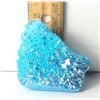 Image 1 : 19)  BLUE AURA TITANIUM QUARTZ GEODE