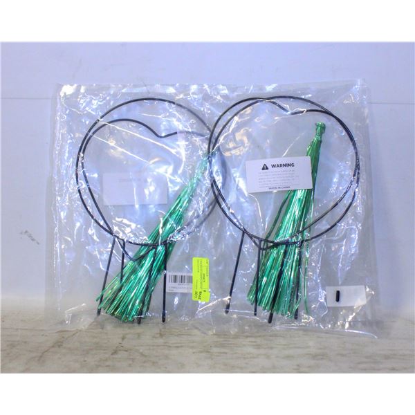 2 PACKS OF GARDEN METAL TRELLIS FOR