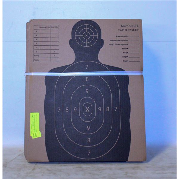 25 PACK CARDBOARD SHOOTING TARGET