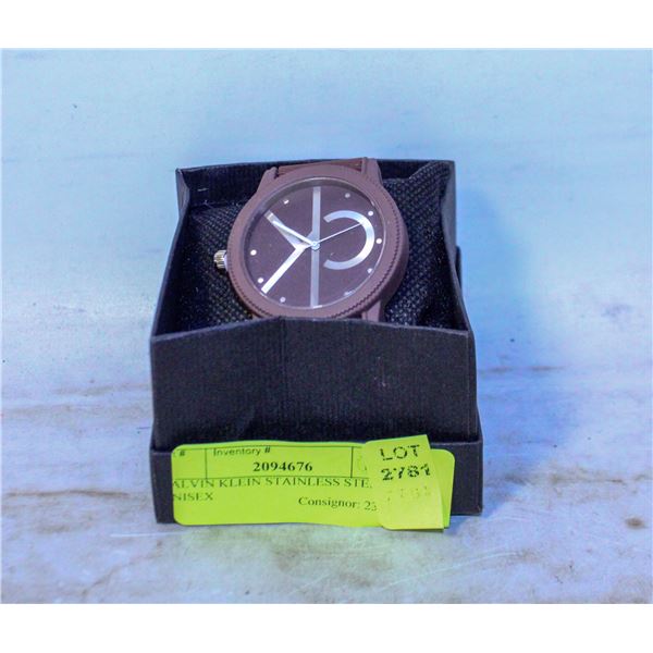 CALVIN KLEIN STAINLESS STEEL UNISEX