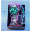 Image 1 : GREEN & BLACK WATCH & BRACELET SET