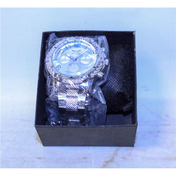 NAUTICAL STYLE SILVER  COLOURED WATCH