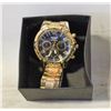 Image 1 : NAUTICAL STYLE BLACK & GOLD COLOURED WATCH
