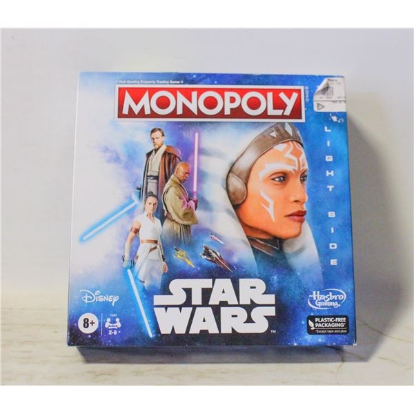 NEW MONOPOLY STAR WARS GAME