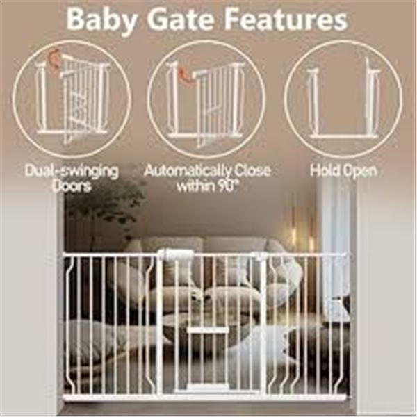 NEW WAOWAO BABY GATE 43 X 31-48"
