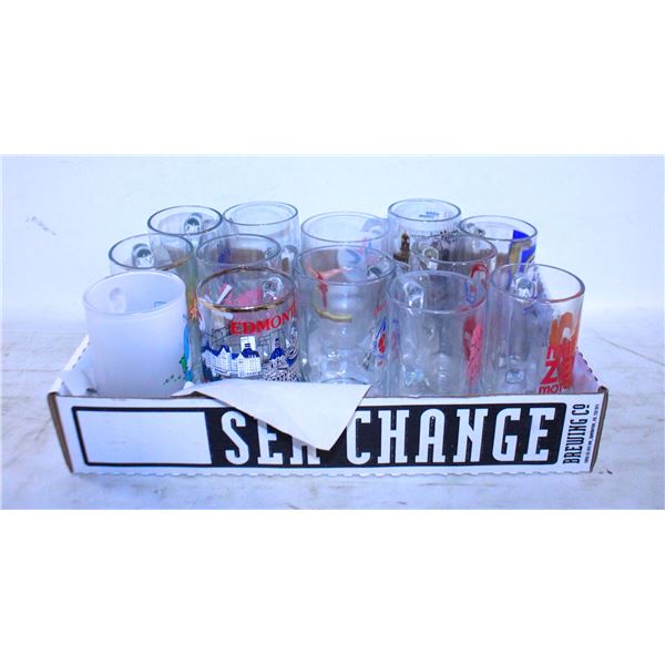 VINTAGE BEER STEINS/MUGS- LOT OF 13 ASST.