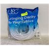Image 1 : 2 PCS 30FT WHITE COAXIAL CABLE WITH