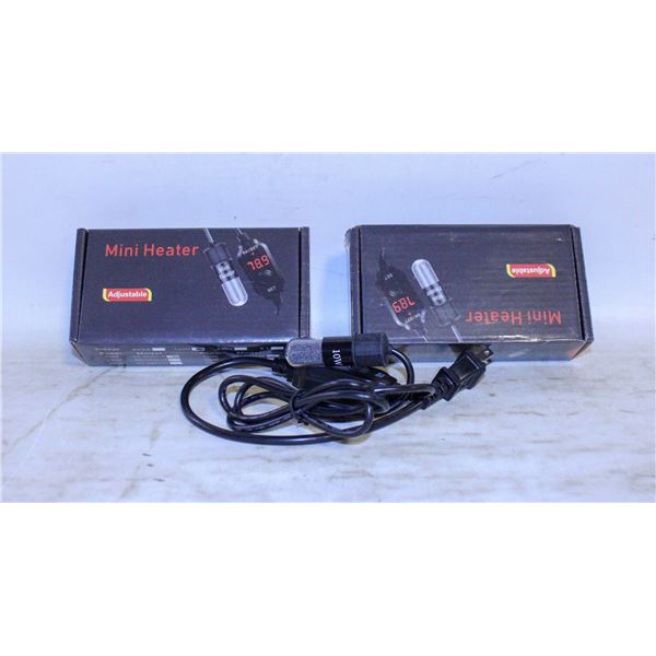 3 PACK ADJUSTABLE MINI AQUARIUM HEATER