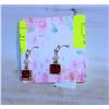 Image 1 : LADIES FASHION EARRING RED STONE & PEARL