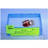 Image 1 : LADYBUG WITH RED & BLACK ENAMEL STRIPES