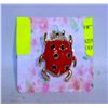 Image 1 : LADYBUG BROOCH RED ENAMEL BODY+GEMSTONE