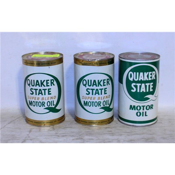 SEALED CANS OF QUAKER STATE OIL