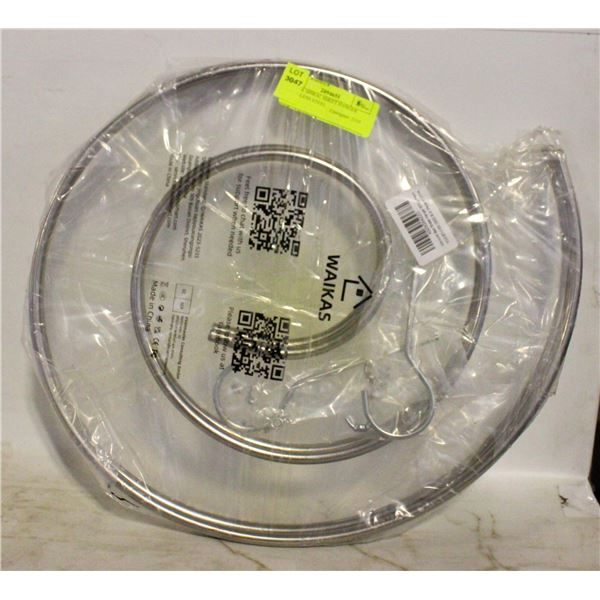 2 PACK SPIRAL SHEET HANGER STAINLESS STEEL
