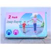 Image 1 : 2 PACK SOFT BEADED JUMP ROPE ADJUSTABLE