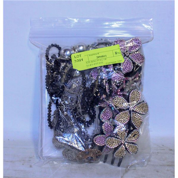 ESTATE BAG FULL OF JEWELRY-ESTATE