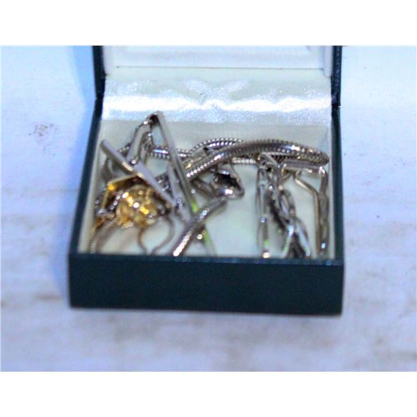 ESTATE POCKET WATCH CHAIN & ACCESSSORIES IN BOX