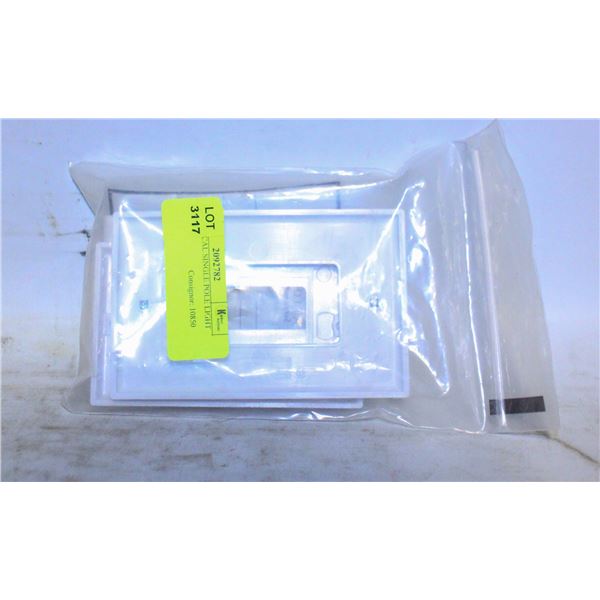 4 ELECTRICAL SINGLE POLE LIGHT SWITCHES