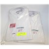 Image 1 : #3155-2 NEW DRESS SHIRTS LONG SLEEVE WHITE