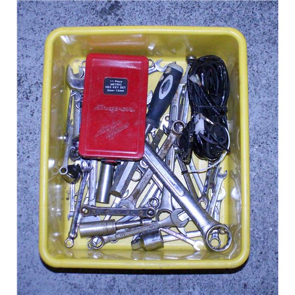 TRAY  OF ASSORETED TOOLS