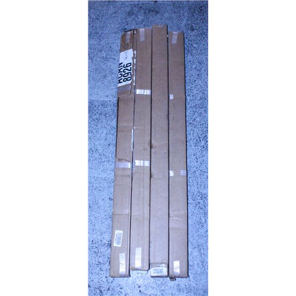 4 CARTONS 36 INCH SHELF STANDARDS TOTAL OF 40PCS