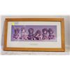 Image 1 : VINTAGE ANNE GEDDES PRINT PURPLE CATERBURY BELLS