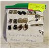 Image 1 : SEVEN (7) SETS OF CUFFLINKS AND 4 TIE PINS