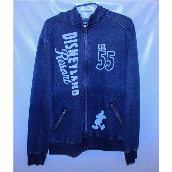 MENS MEDIUM BLUD DISNEYLAND HOODIE