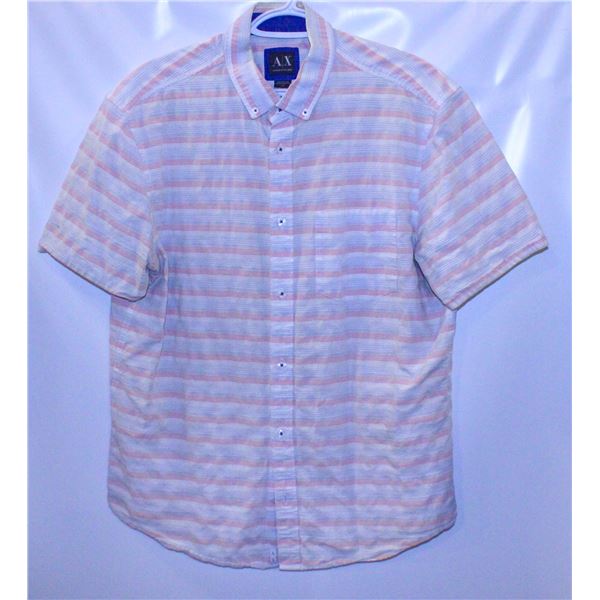 MENS LARGE ARMANI EXCHANGE DRESS SHIRT