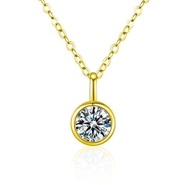 18KGP STAMPED 1 CT GRA CERTIFIED BRILLIANT CUT