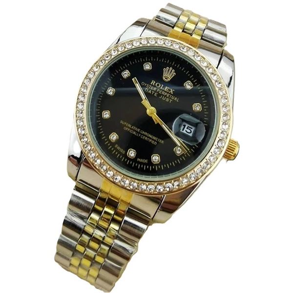 NEW REPLICA R0LEX "DATE-JUST" QUARTZ WATCH