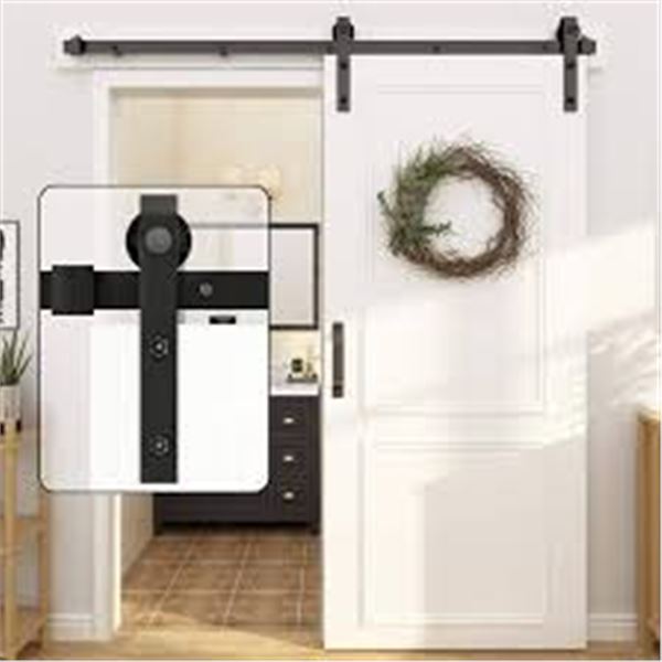 NEW WITH BOX WINSOON BARN DOOR HARDWARE KIT 4-18FT