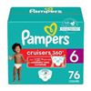 Image 1 : NEW 76 DIAPERS PAMPERS CRUISERS 360 SIZE 6
