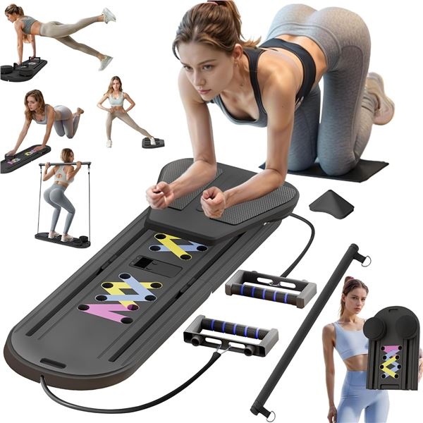 BRAND NEW LERPIO PILATES BOARD REFORMER SET BLACK