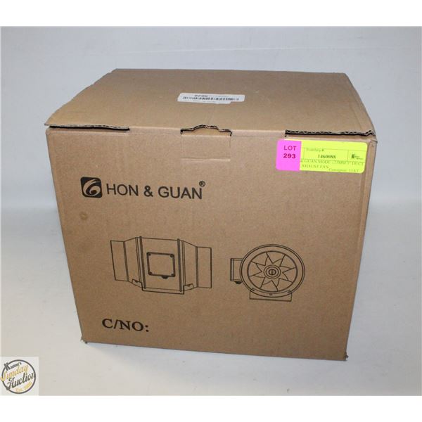 HON & GUAN MODE 125MM 3" DUCT FAN EXHAUST FAN