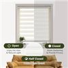 Image 1 : NEW FOIRESOFT STANDARD ZEBRA ROLLER SHADES 34X48"