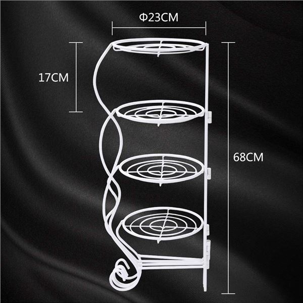 NEW WORTH GARDEN DECORATION 4 SHELF FLOWER POT STA