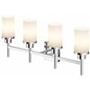 Image 1 : NEW AONEON 4 LIGHT 30" VANITY LIGHT FROSTED GLASS