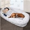 Image 1 : NEW LARGE DOG BED FOR HUMAN FOLDABLE 73 X 47 X 12"