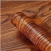 Image 1 : NEW PRACTICALWS WALL PAPER BROWN WOOD 23.62X196.8"