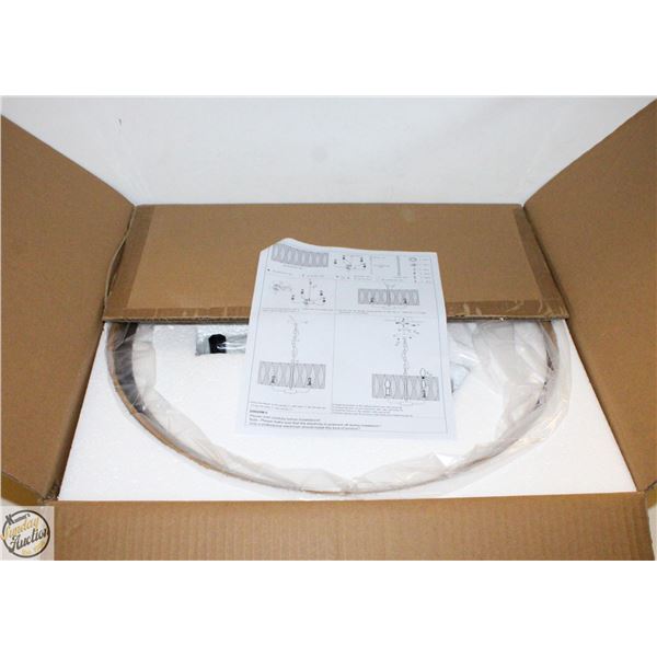 BRAND NEW 5-LIGHT CHANDELIER 51.5 X 51.5 X 24CM