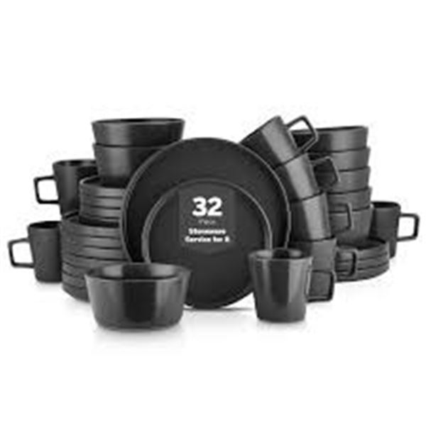 NEW REPACKED STONE+LAIN 32PC STONEWARE DINNERWARE