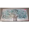 Image 1 : NEW 24 X 48" TREE CANVAS WALL DECOR