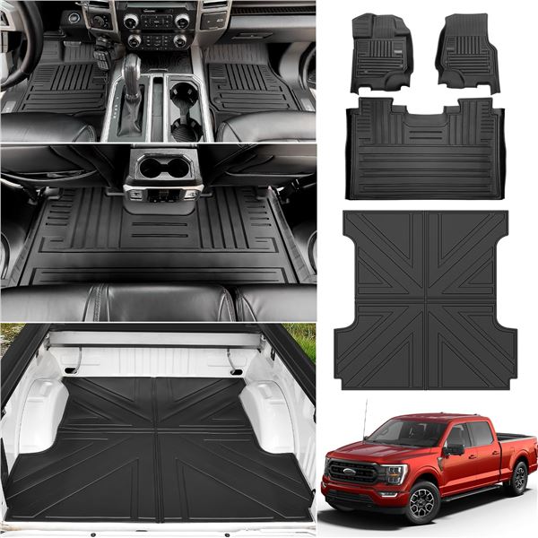 NEW UTILITY BED MAT WITH FLOOR MAT FOR FORD F150