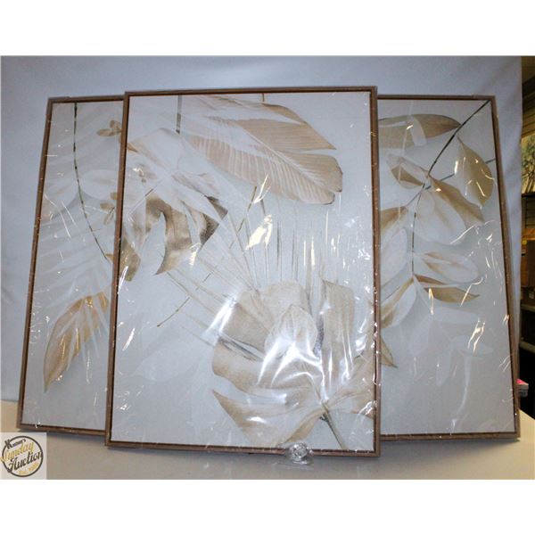 NEW LARGE PICTURE CANVAS 20 X 28" 3PCS